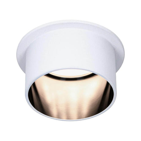 LED Gil recessed light in black, white IP44 in an elegant design with decorative deco cylinder.