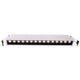 LED Raster-Einbauleuchte mit 15x2W warmweißem Licht, weiß-mattem Rahmen, für moderne Innenräume.