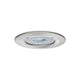 LED Einbauleuchte Nova Basis-Set starr Rund Ø 7,8cm Alu-Gebürstet in modernem, runden Design.