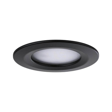 LED Inbouw Lamp 3 -serie Basic Set Nova rond Ø 7,8 cm zwart