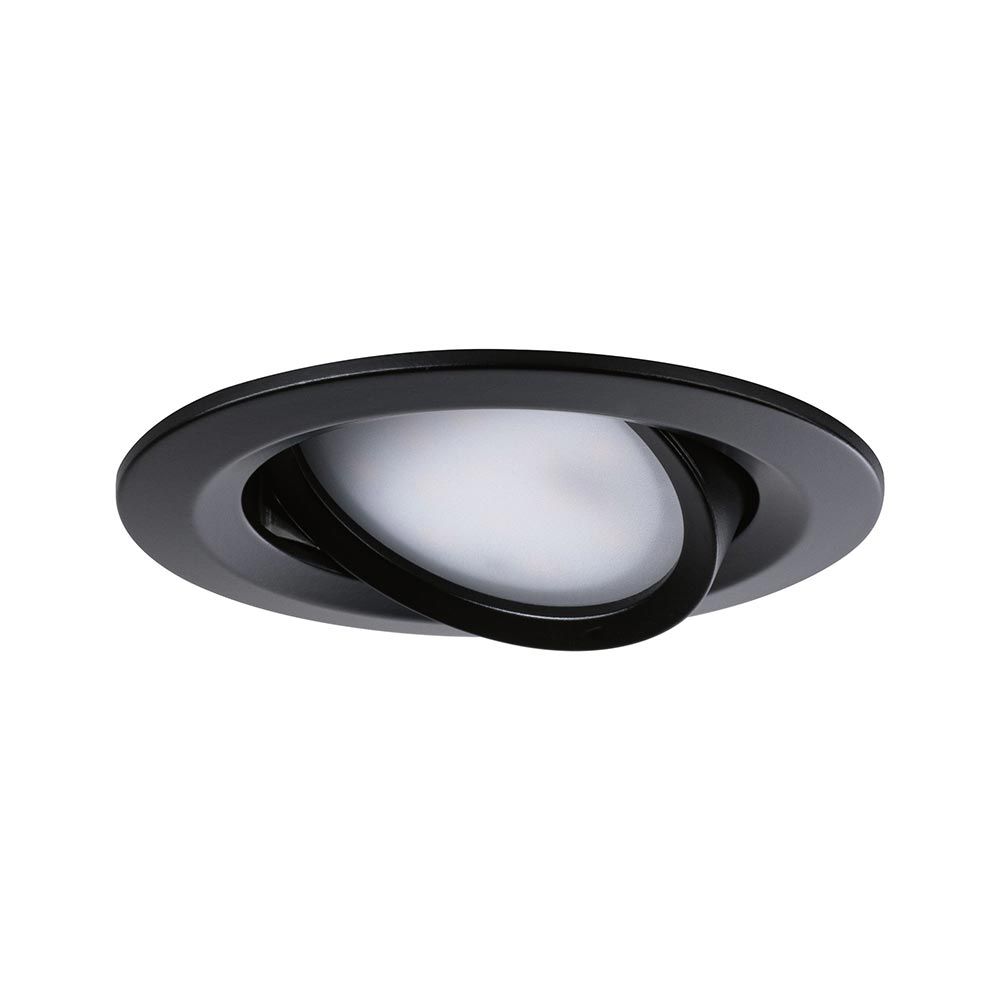 LED Einbauleuchte Nova LED Schwarz mit 3 Stufen-Dimmer  Paulmann   