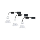 LED Einbauleuchte Nova Mini Basis-Set schwenkbar Rund 66mm Weiß  Paulmann   