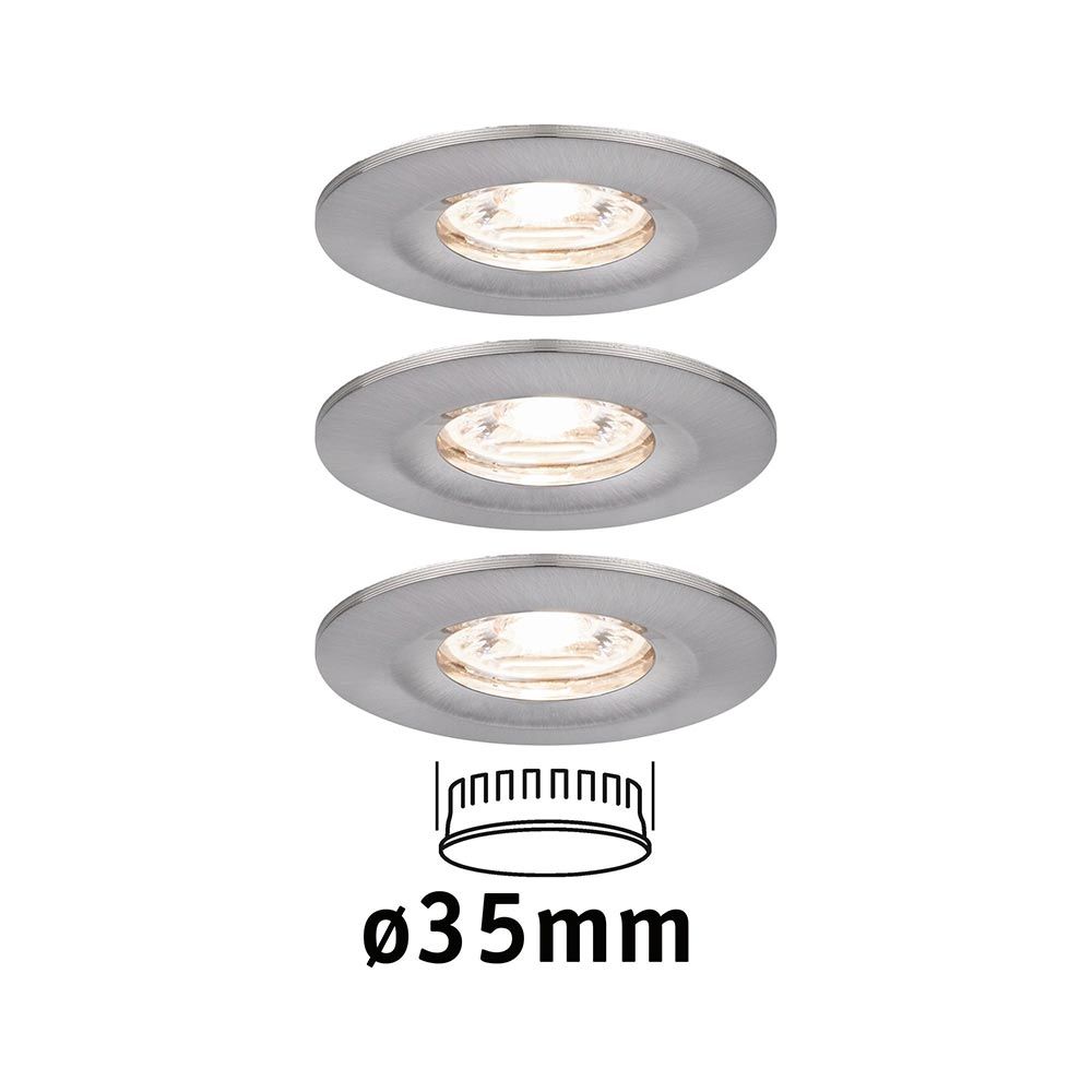 LAMPAGGIO DI RACCOLTA LED NOVA Mini base set rigida intorno a 6,5 ​​cm