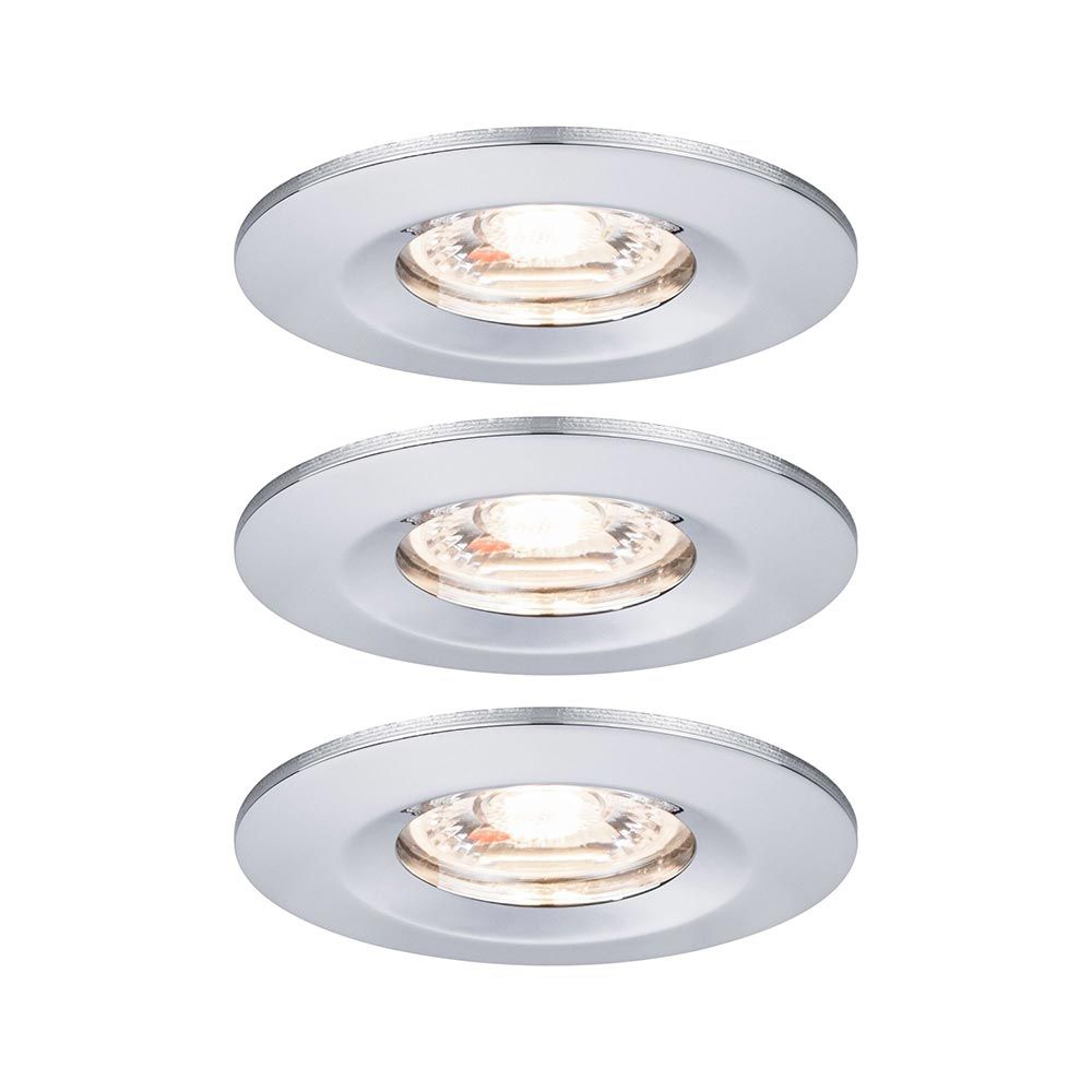 LED -upotettu lamppu NOVA VIIMÄINEN MINI BASIC SET Ø 6,5 cm kromi