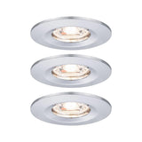 LED -upotettu lamppu NOVA VIIMÄINEN MINI BASIC SET Ø 6,5 cm kromi