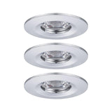 LED -upotettu lamppu NOVA VIIMÄINEN MINI BASIC SET Ø 6,5 cm kromi