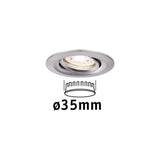 LED Einzelleuchte Nova Mini Schwenkbar Alu-Gebürstet
