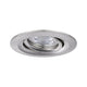 Schwenkbare LED Einzelleuchte Nova Mini in gebürstetem Aluminium für moderne Beleuchtung.
