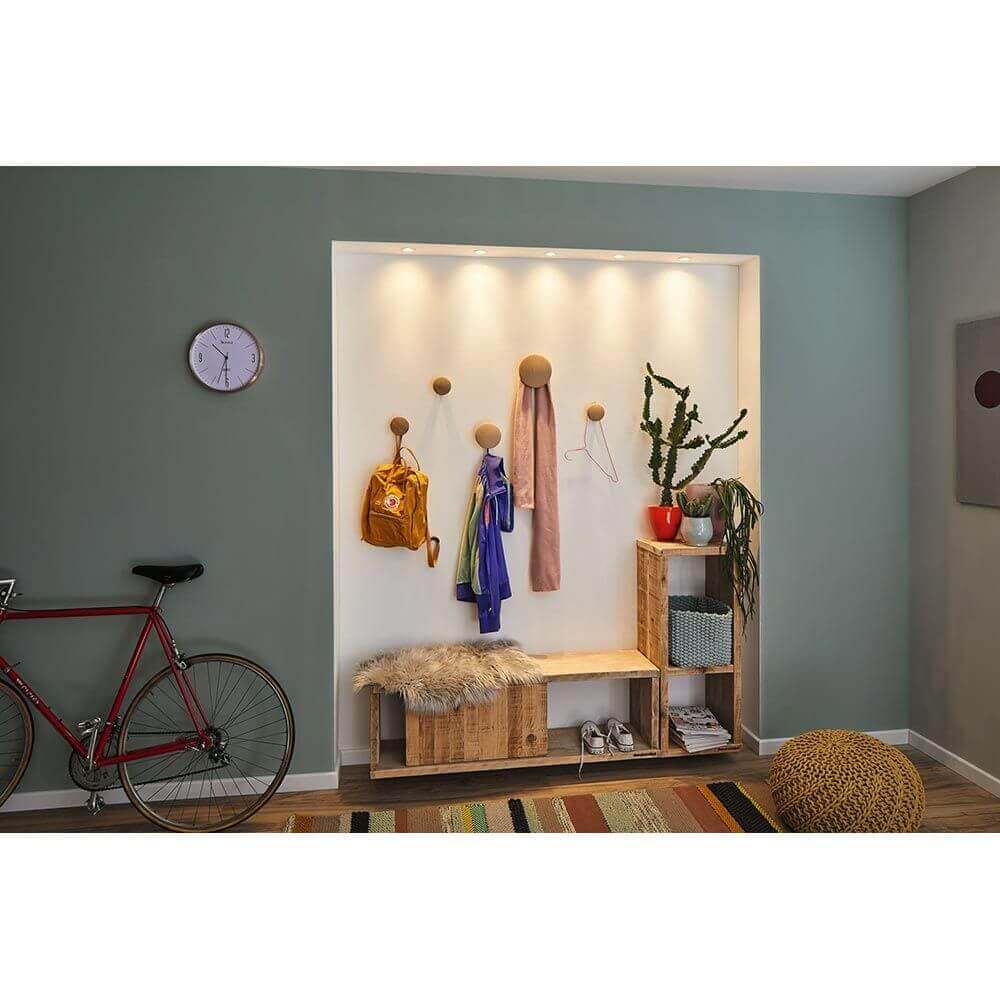 LED Einzelleuchte Nova Mini Schwenkbar Alu-Gebürstet