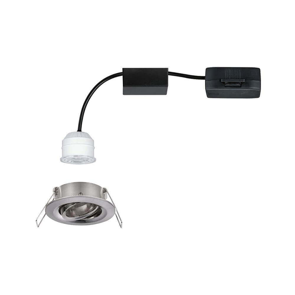 LED Einzelleuchte Nova Mini Schwenkbar Alu-Gebürstet