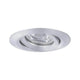 LED Einzelleuchte Nova Mini schwenkbar Rund 66mm in Aluminium-Design, ideal für gezielte Beleuchtung.