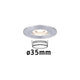 LED Einzelleuchte Spot Nova Mini Alu mit wechselbarem 35mm Coin und warmweißem Licht