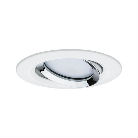 LED Einbauleuchte Nova Plus Coin Dimmbar IP65 2700K Weiß, Chrom für moderne Beleuchtung