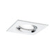 LED Einbauleuchte Nova Plus IP65 230V 4000K Weiß, Chrom in quadratischem Design mit glänzender Oberfläche.