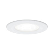 LED Einbauleuchte Nova starr Rund Ø 7,8cm Weiß-Matt, flache runde LED Einbaulampe in Weiß matt