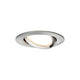 LED Einbauleuchte Smart Home Zigbee Nova Plus Basis-Set in brushed iron design, ideal for modern lighting.