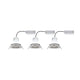 LED Einbauleuchte Smart Home Zigbee Nova Plus Basis-Set - dreiteiliges Set mit modernen Strahlern in weiß.