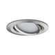 LED Einbauleuchte Nova Plus mit Farbwechselfunktion für individuelles Wohnambiente in Chrom-Optik.