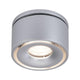 LED Einbauleuchte Spircle Chrom-Matt mit modernem Design und schwenkbarem Spotkopf.