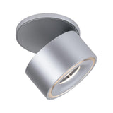 LED Einbauleuchte Spircle Chrom-Matt mit schwenkbarem Spotkopf und modernem Design für gezielte Beleuchtung.