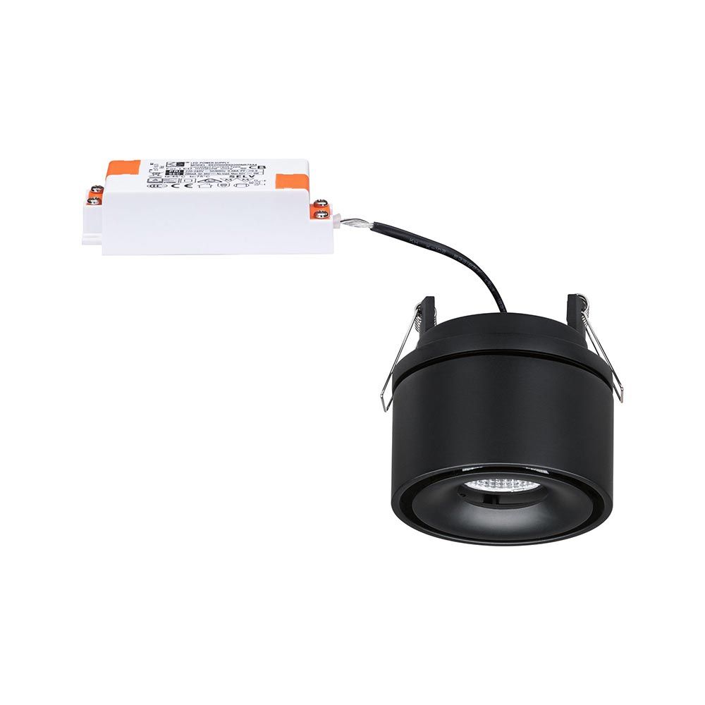 Lampada ad incasso LED Spircles Black-Matt