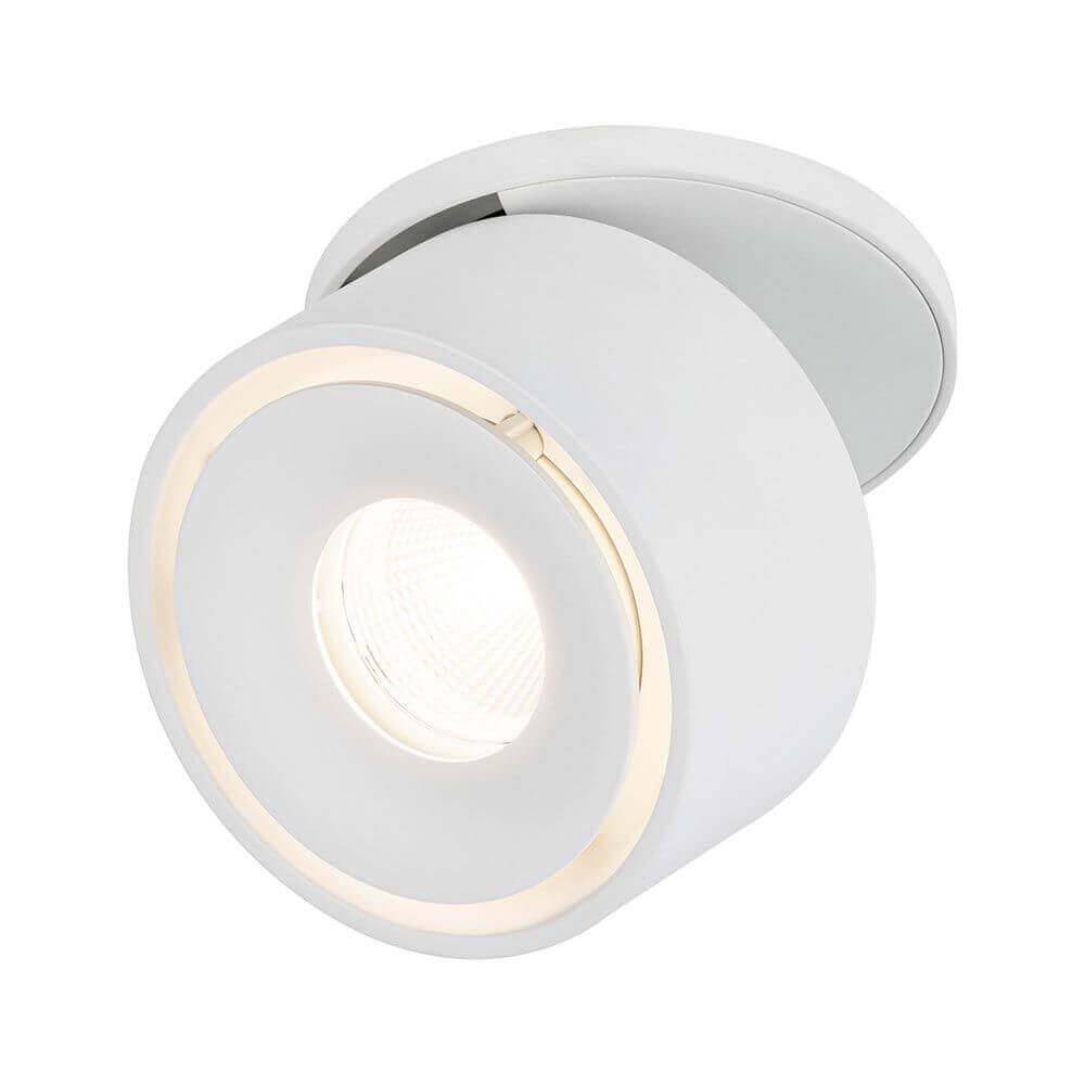 LED recessed lamp spircles white-matt