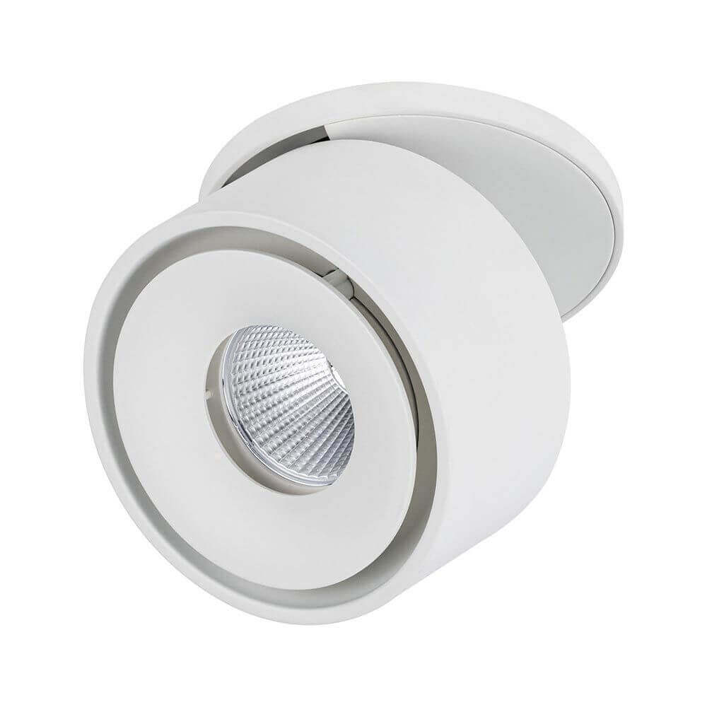 LED recessed lamp spircles white-matt