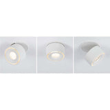 LED recessed lamp spircles white-matt