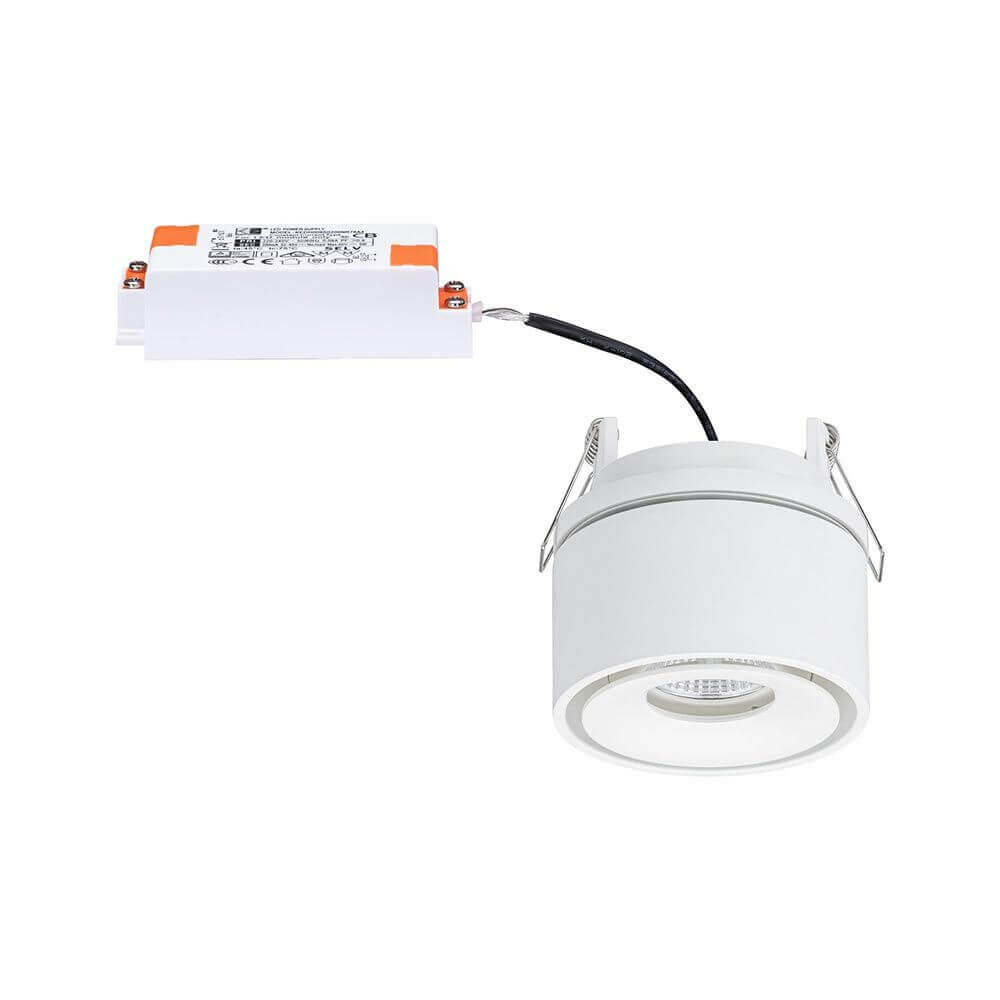 LED recessed lamp spircles white-matt