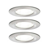Einbauleuchte Nova Starr 3er Basis-Set Ø 7,8cm in 3 Stufen-Dimmbar