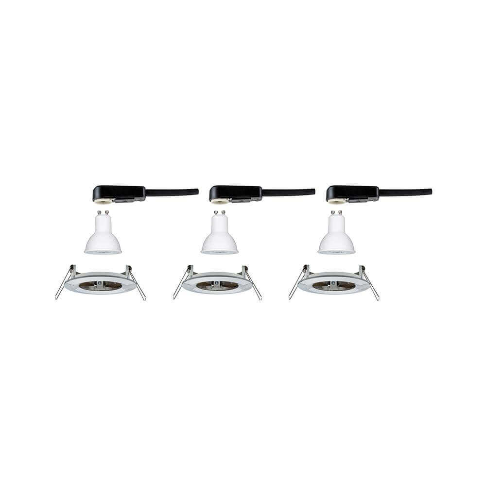 Einbauleuchte Nova Starr 3er Basis-Set Ø 7,8cm in 3 Stufen-Dimmbar