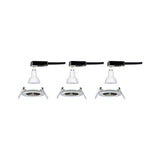 Einbauleuchte Nova Starr 3er Basis-Set Ø 7,8cm in 3 Stufen-Dimmbar