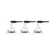 Einbauleuchte Nova Starr 3er Basis-Set Ø 7,8cm in 3 Stufen-Dimmbar - modernes Design und hohe Energieeffizienz.