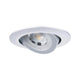 LED Einbauleuchte 3er-Set Stufen-Dimmbar Schwenkbar Chrom-Matt mit schwenkbarem Spot in modernem Design.