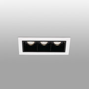 LED Einbauleuchte TROOP 3x2W 3000K Weiß, Schwarz
