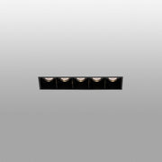 LED Einbauleuchte TROOP Trimless 5x2W 3000K Schwarz