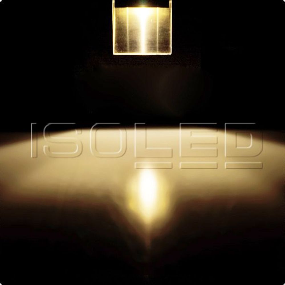 Empotrable LED rectangular IP44 acero inoxidable 1W blanco cálido