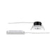 LED Einbauleuchten-Set Calla IP65 rund starr Weiß mit Trafo und runder Lampe in Weiß.