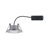 LED recessed light set Calla IP65 pivoting 4000K chrome matt