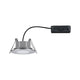 LED Einbauleuchten-Set Calla IP65 schwenkbar 4000K Chrom-Matt mit verstellbarem Design.