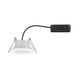 LED Einbauleuchten-Set Calla IP65 schwenkbar 4000K Weiß - schwenkbarer Einbaustrahler mit mattweißem Design.