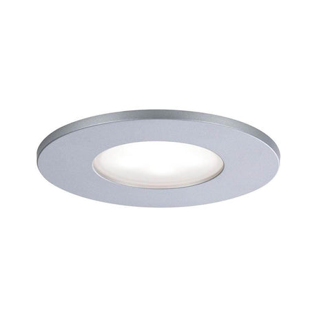 LED Einbauleuchten-Set Calla IP65 starr 4000K 230V Chrom runde, glänzende Einbauleuchte in Chrom-Optik.