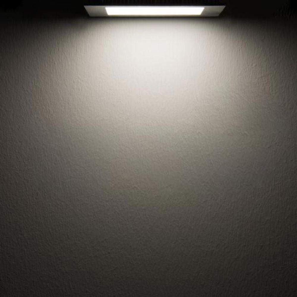 LED installationspanel 19 x 19 cm fladt vinkel hvid dæmpbar 15w neutral hvid