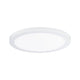 LED Einbaupanel 2 in 1 Cover-it Rund Ø 30cm Weiß-Matt mit flächigem Licht, ideal für Wand- und Deckenmontage.