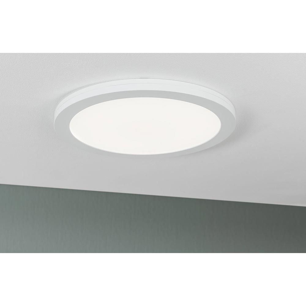 Pannello di installazione a LED 2 in 1 Copertura intorno a Ø 30 cm bianco-matt