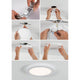 LED Einbaupanel 2 in 1 Cover-it Rund Ø 30cm Weiß-Matt Montageanleitung in 8 Schritten für einfache Installation.