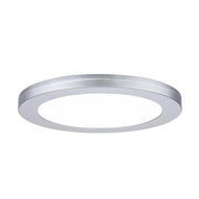 LED Einbaupanel 2 in 1 Cover-it Rund Chrom-Matt, flächiges Licht, blendfrei und hell, einfache Montage.