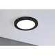 LED Einbaupanel 2 in 1 Cover-it Rund Schwarz - Flächenlicht für Wand- und Deckenmontage in Schwarz.