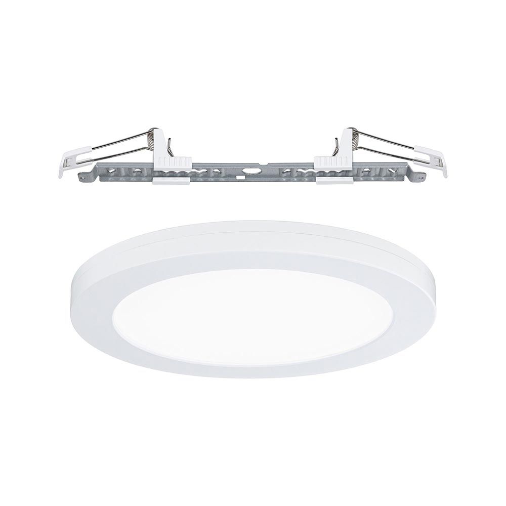 LED Einbaupanel 2 in 1 Cover-it mit Sensor in Weiß und Montagehalterung für einfache Installation.