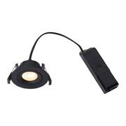 LED Aliki recessed spotlight IP44 with integrated LED and adjustable light for bathrooms.